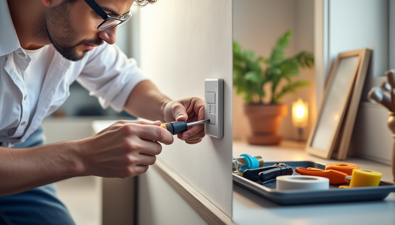 apprenez les étapes essentielles pour installer un interrupteur en toute sécurité. ce guide pratique vous accompagne à travers les meilleures pratiques et les conseils de sécurité pour garantir une installation fiable et conforme aux normes électriques.