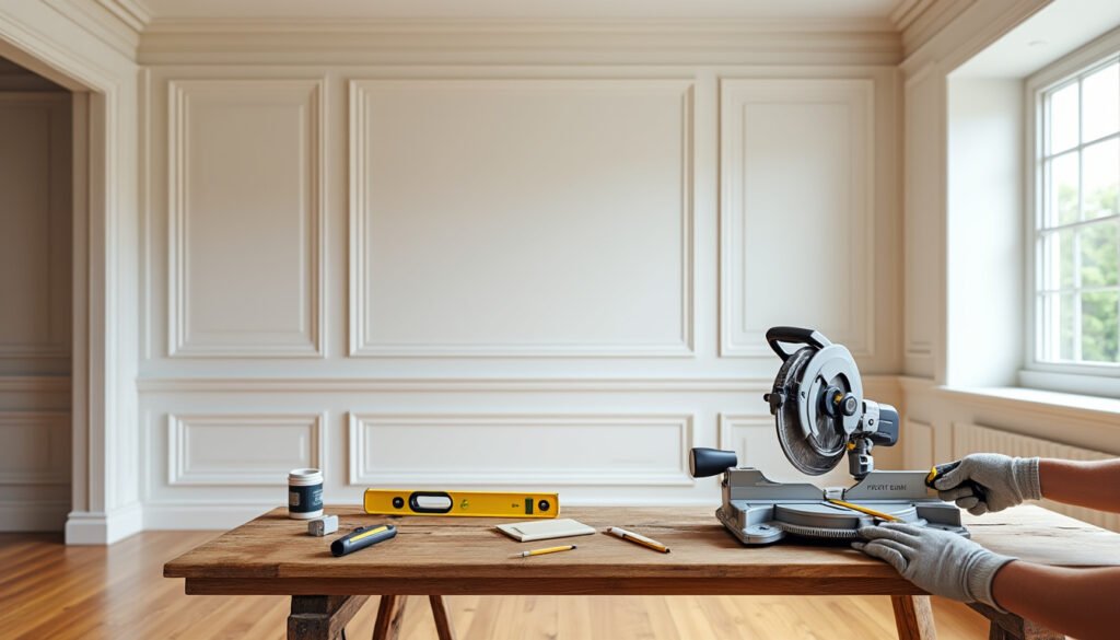 Installer des moulures décoratives : guide pas-à-pas