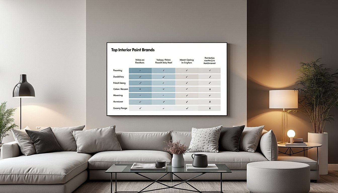 découvrez notre comparatif 2025 des meilleures marques de peinture intérieure. trouvez celle qui répondra parfaitement à vos besoins en termes de qualité, finition et prix. transformez votre intérieur avec les conseils et avis d'experts pour faire le meilleur choix.