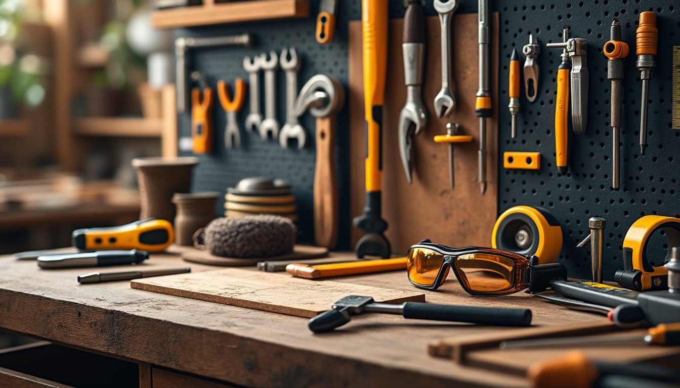 découvrez les outils de base indispensables pour le bricolage, que vous soyez novice ou bricoleur expérimenté. cette guide vous aidera à choisir les équipements essentiels pour tous vos projets de rénovation et d'entretien.