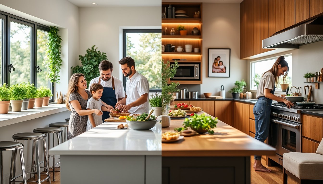 découvrez les avantages et inconvénients des cuisines ouvertes et fermées. choisissez celle qui s'adapte le mieux à vos besoins et à votre espace. un guide complet pour optimiser votre aménagement intérieur.