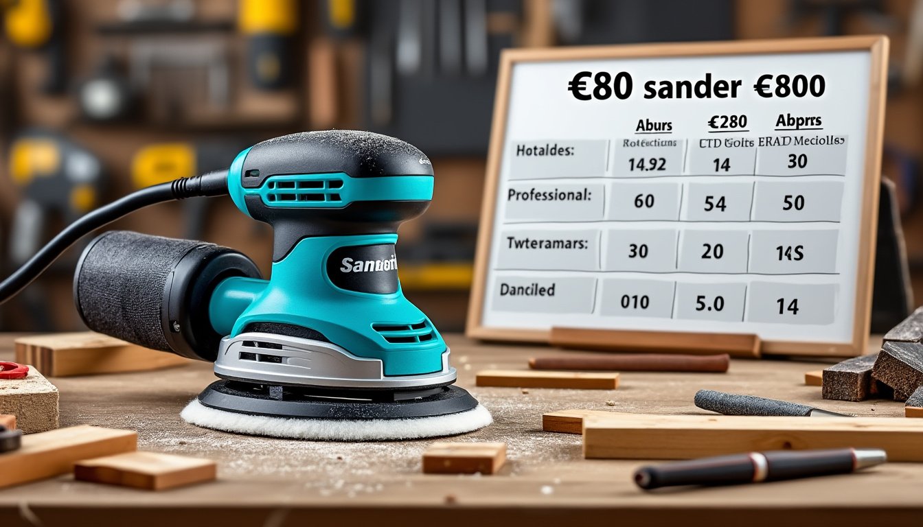 découvrez la ponceuse à seulement 80€ qui surpasse les modèles professionnels à 400€. performance, efficacité et rapport qualité-prix étonnants au rendez-vous pour tous vos projets de bricolage.