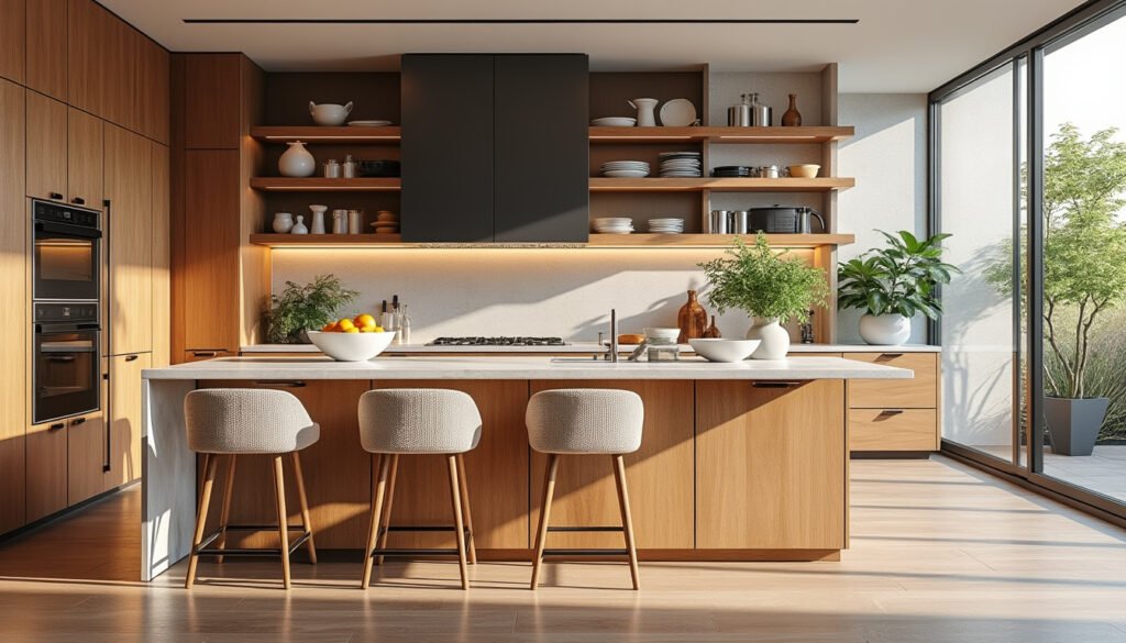 Amenagement Ilot Central Cuisine