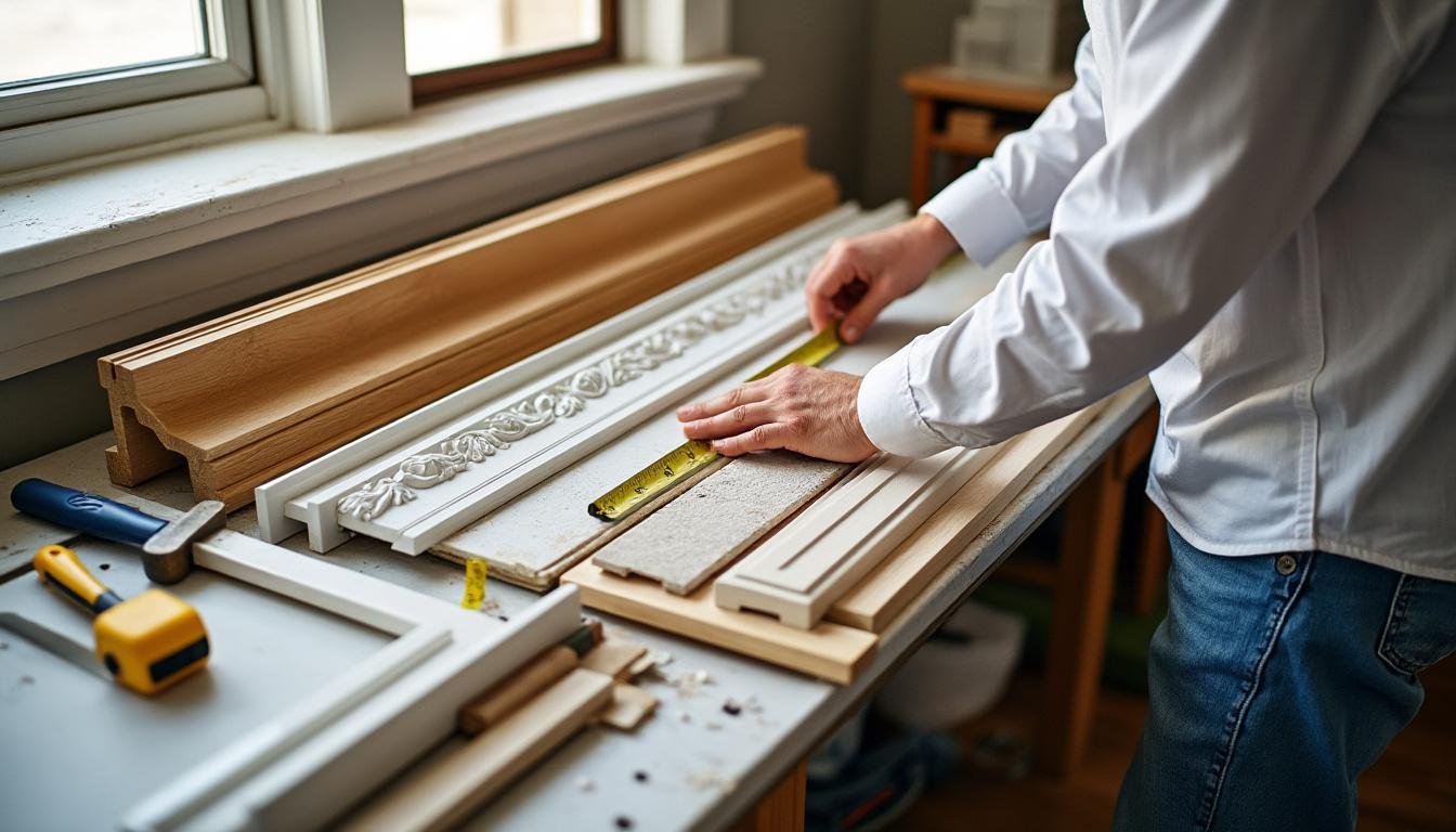 découvrez notre tutorial pas à pas pour poser des moulures au plafond. accompagné de photos détaillées, ce guide vous aidera à embellir votre intérieur facilement et efficacement, même si vous êtes débutant.