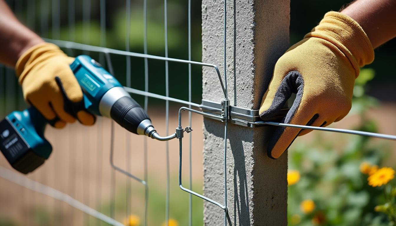 découvrez comment fixer facilement un grillage rigide sur un poteau béton existant grâce à nos conseils pratiques et étapes détaillées. idéal pour renforcer ou installer une clôture durable et sécurisée.