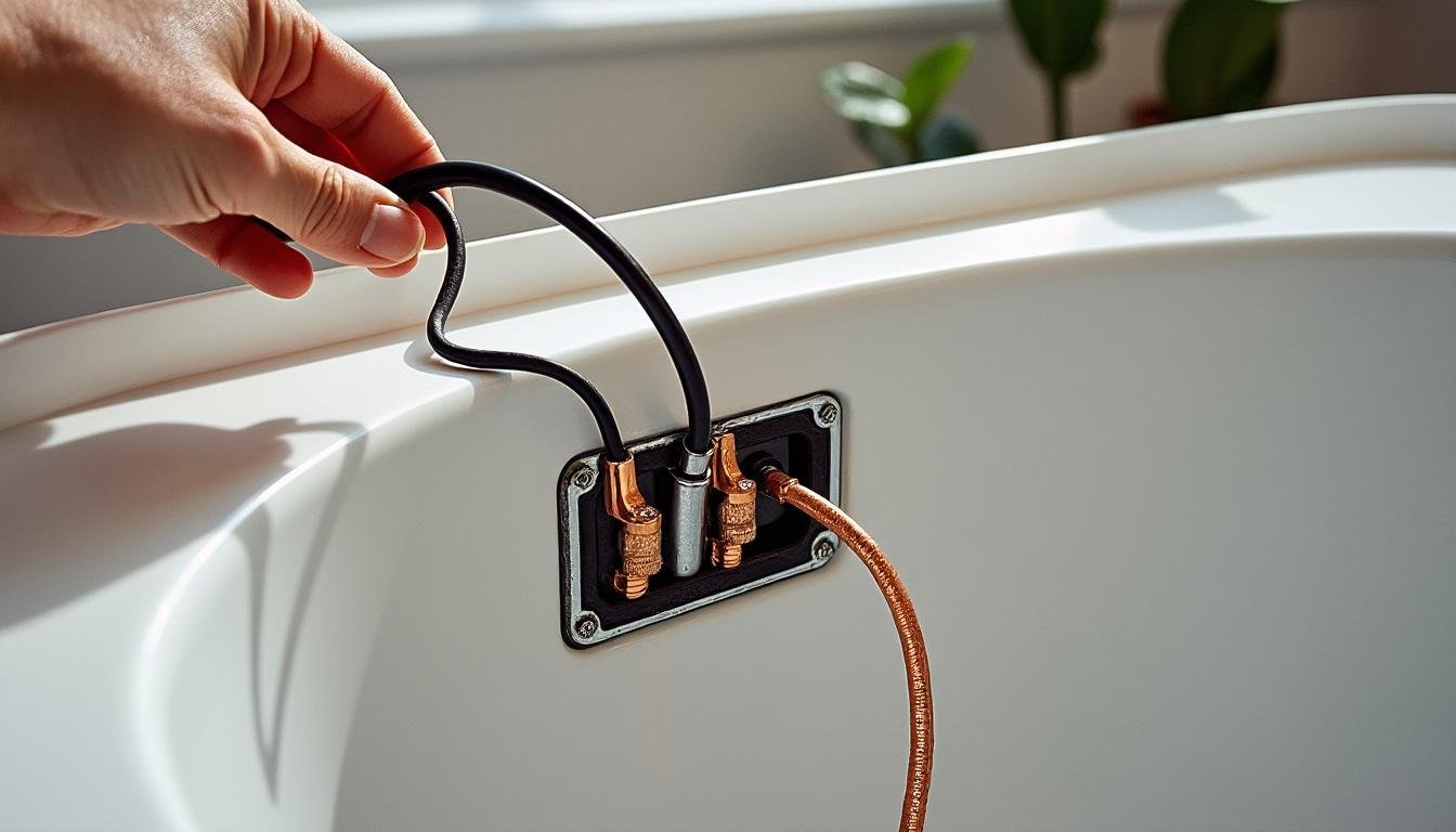 découvrez comment effectuer la mise à la terre d'une baignoire acrylique selon la norme nf c 15-100. suivez nos conseils pratiques pour assurer la sécurité de votre installation électrique dans la salle de bain.