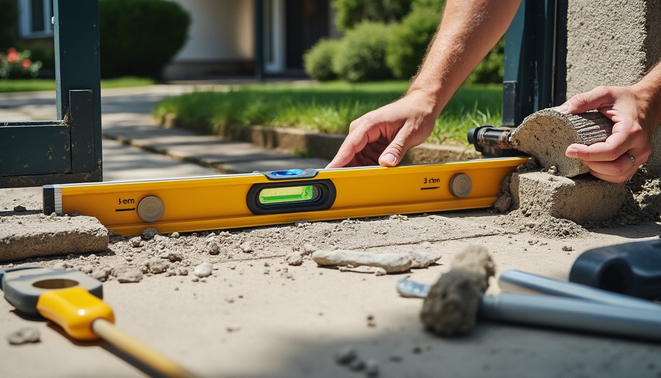 découvrez nos astuces pratiques pour corriger un seuil de portail mal nivelé. suivez nos conseils étape par étape pour redresser et sécuriser votre entrée facilement !